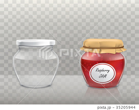 A set of vector illustrations of glass figured 35205944