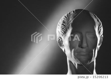Plaster head of Caesar 35206213