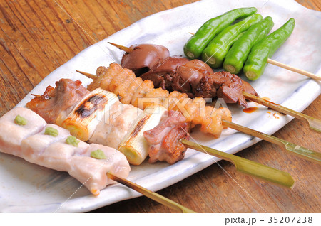 串焼き盛り合わせ　居酒屋メニュー 35207238