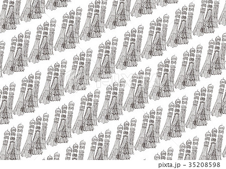七夕　水彩画　パターン 35208598