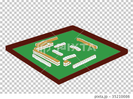 Mahjong table - Stock Illustration [35210086] - PIXTA