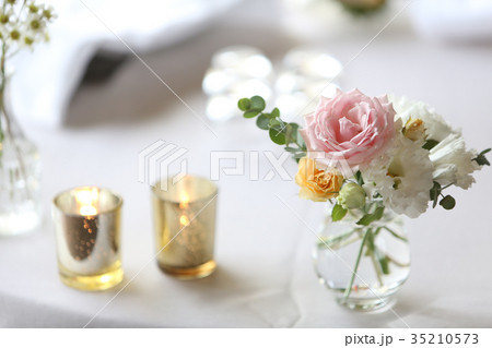 バラとキャンドル 35210573