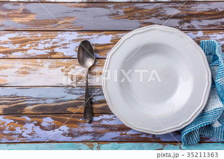 White empty plate 35211363