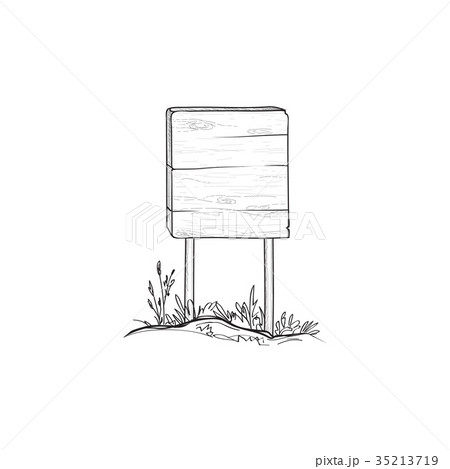 Signboard Outdoor wooden road sign. Plank signpost Signboard Outdoor wooden road sign. Plank signpost 35213719