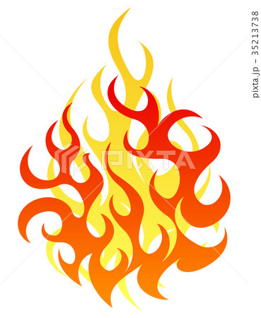 Vector fire design element Vector fire design element 35213738