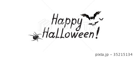 Halloween greeting card. Holiday background Halloween greeting card. Holiday background 35215134