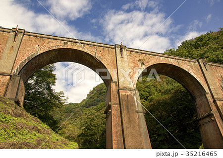 秋のめがね橋 35216465