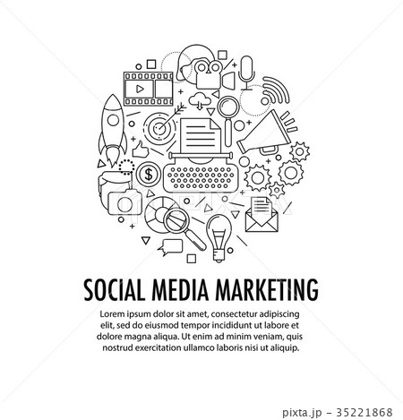 Social Media Marketing template 35221868
