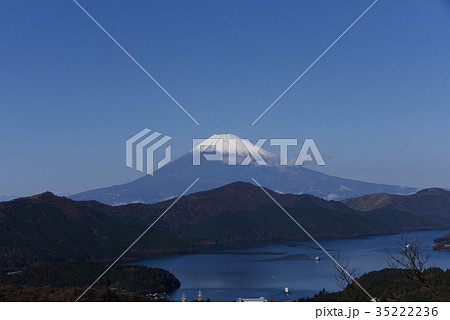 富士見峠からの富士山　 35222236