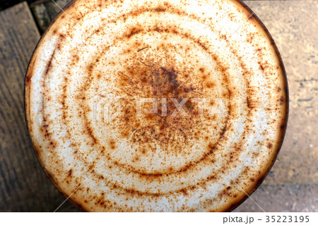 Close up of rusted steel spherical cans Close up of rusted steel spherical cans 35223195