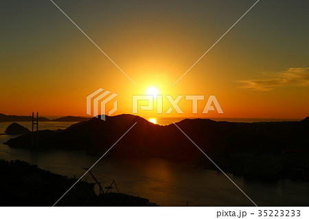 長崎の夕景マジックタイム 35223233