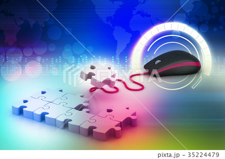 Computer mouse with puzzles Computer mouse with puzzles 35224479
