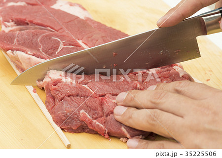 ステーキ用牛肉　ダイヤモンドカット 35225506