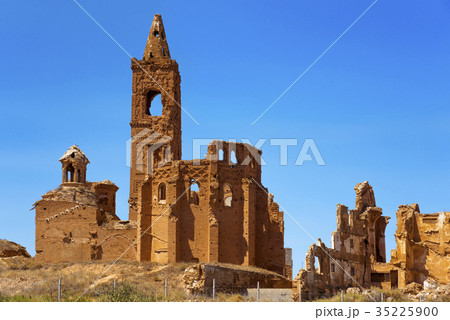 remains of the old town of Belchite, Spain remains of the old town of Belchite, Spain 35225900