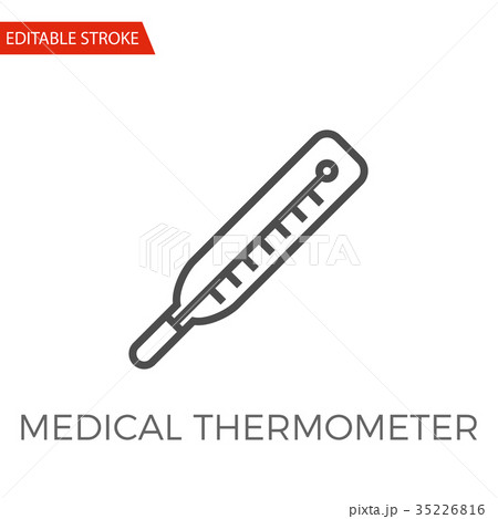 Medical Thermometer Vector Icon Medical Thermometer Vector Icon 35226816