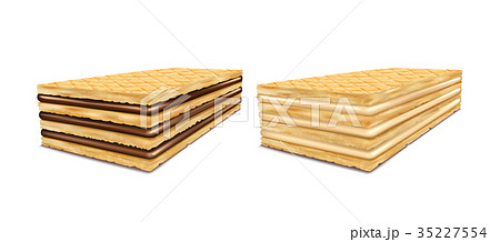 A set of vector illustrations of rectangular 35227554