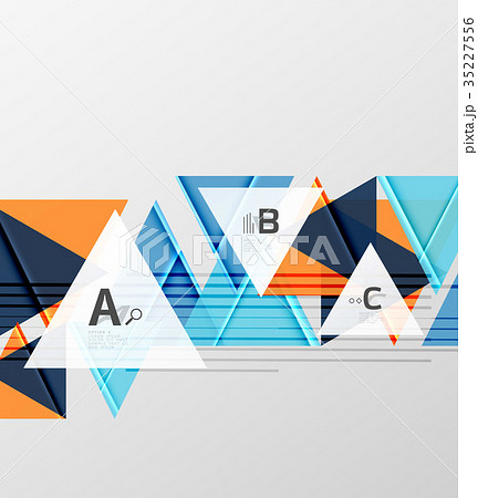 Colorful abstract shapes background 35227556