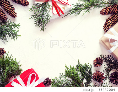 Christmas natural background. Christmas natural background. 35232004