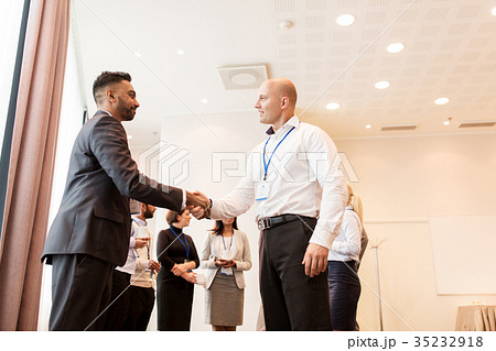handshake of people at business conference 35232918