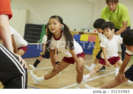 体操教室　指導　キッズ　準備体操 35233983