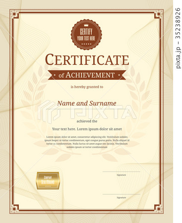 Certificate template, Diploma design template Certificate template, Diploma design template 35238926