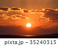 熊本空港の夕焼け 35240315