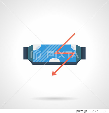 Energy bar flat color vector icon Energy bar flat color vector icon 35240920