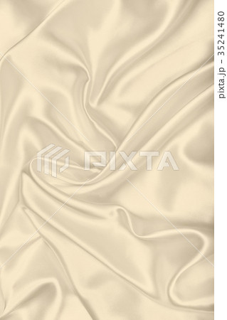 Smooth elegant golden silk as wedding background 35241480