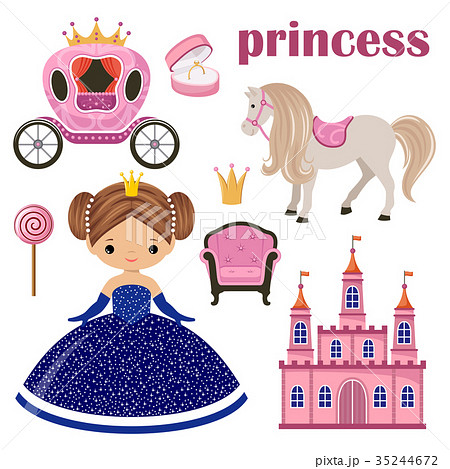 Little Princess, castle and carriage Little Princess, castle and carriage 35244672