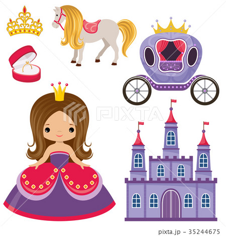Little Princess, castle and carriage Little Princess, castle and carriage 35244675