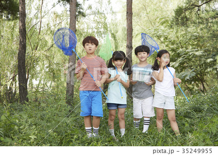 昆虫採集 少女 少年 35249955