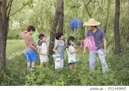 昆虫採集 少女 少年 35249960