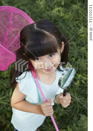 昆虫採集 拡大鏡 老眼鏡 35250231