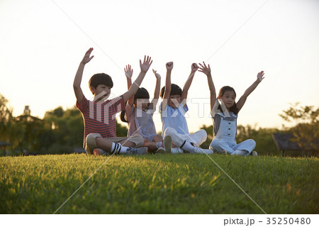 少女 少年 子供 35250480