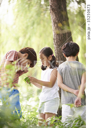観察 少女 少年 35250673
