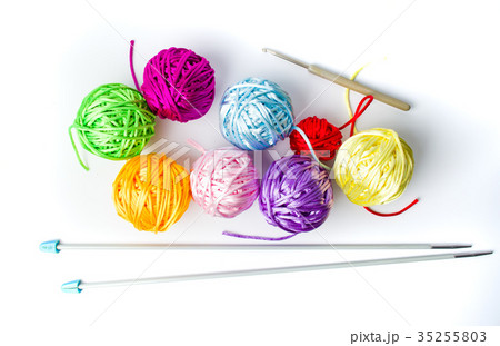 Colorful knitting thread balls Colorful knitting thread balls 35255803
