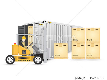 forklift cargo container forklift cargo container 35256305
