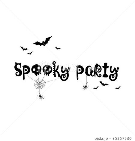 Halloween background black and white with bat 35257530