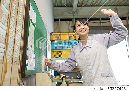 出勤　タイムカード　打刻　アナログ　 35257608