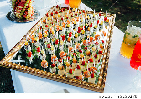 Delicious canapes as event dish Delicious canapes as event dish 35259279