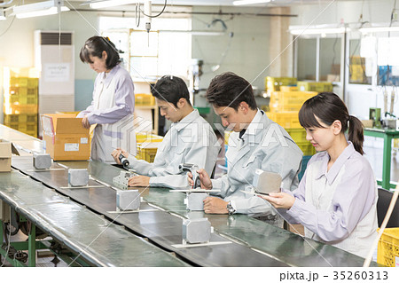 ライン作業 流れ作業 ライン作業 流れ作業 35260313