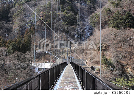 冬の鬼怒盾岩大吊橋 冬の鬼怒盾岩大吊橋 35260505