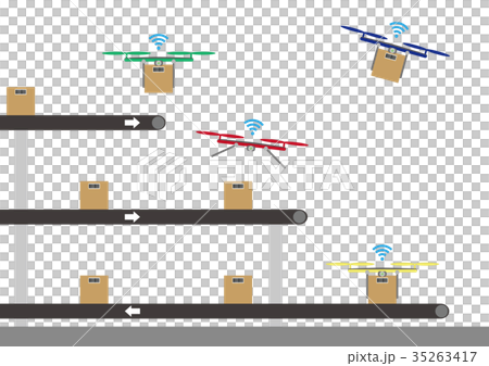 Drone image of delivery center 35263417