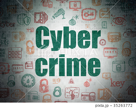 Privacy concept: Cyber Crime on Digital Data Paper 35263772