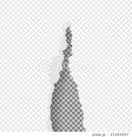 Torn paper with ripped edge 35264097