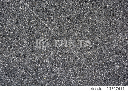 Abstract background of closeup dark asphalt 35267611