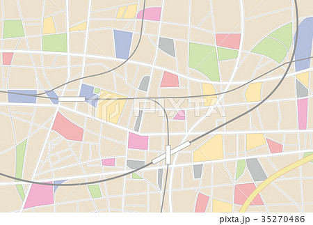 地図 イメージのイラスト素材