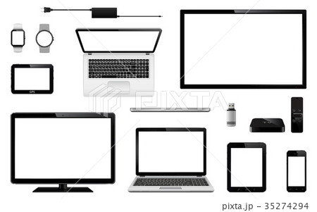 Set of realistic modern digital devices Set of realistic modern digital devices 35274294