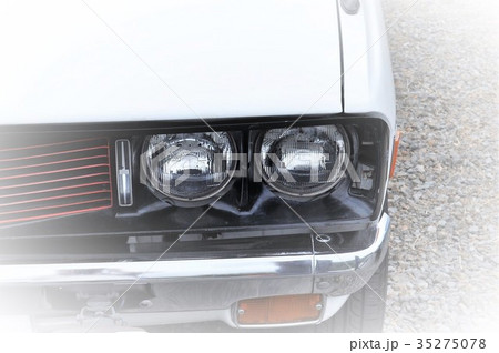 ノスタルジックカー ヘッドライト ふちどり ノスタルジックカー ヘッドライト ふちどり 35275078