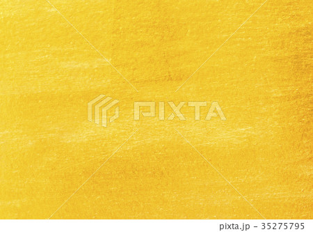Shiny yellow leaf gold foil texture 35275795
